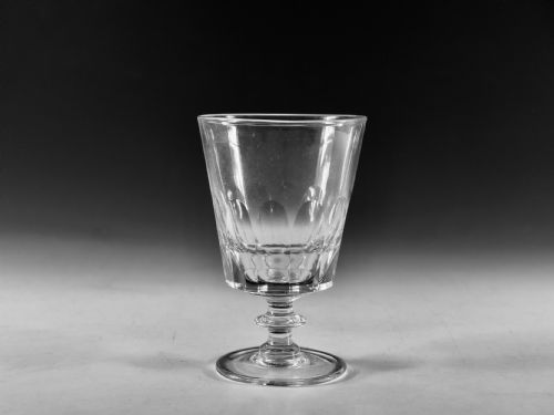 antique glass bucket bowl rummer english c1830 - CATEGORY: ANTIQUE GLASS - DATED GEORGIAN