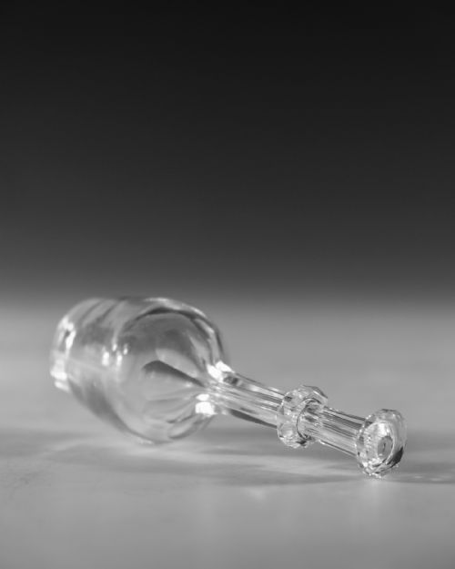 ANTIQUE GLASS TODDY LIFTER ENGLISH C1830 - ADDITIONAL PHOTO 5