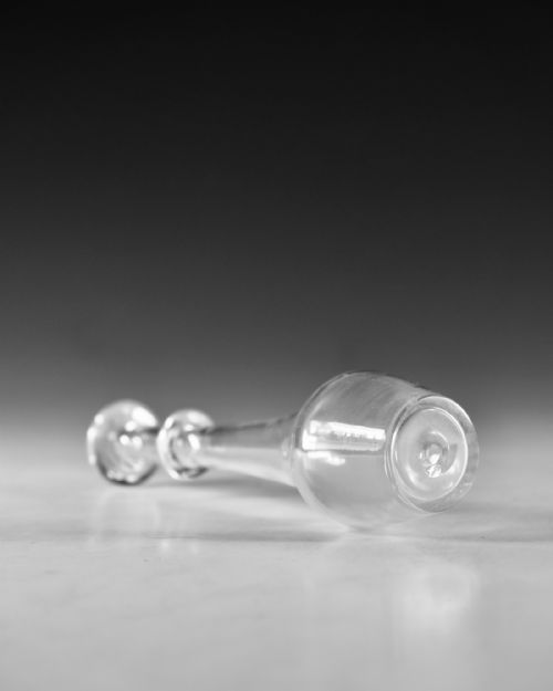 ANTIQUE GLASS TODDY LIFTER ENGLISH C1830 - ADDITIONAL PHOTO 2