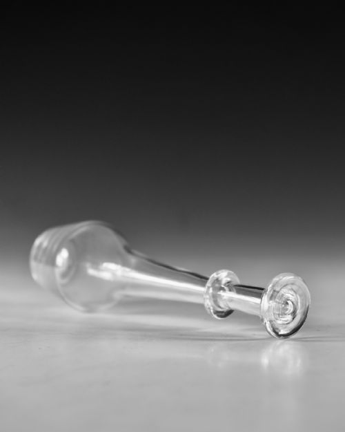 ANTIQUE GLASS TODDY LIFTER ENGLISH C1830 - ADDITIONAL PHOTO 3
