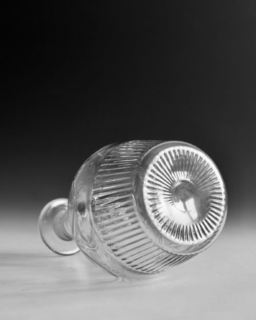ANTIQUE GLASS DECANTER IRISH C1800 - ADDITIONAL PHOTO 5