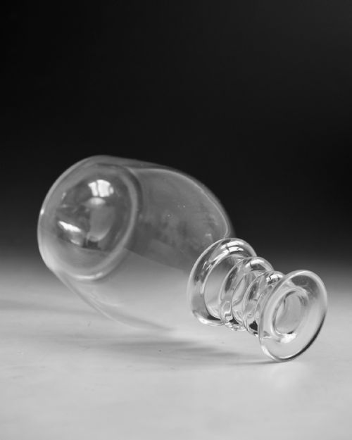 ANTIQUE GLASS DECANTER ENGLISH C1820 - ADDITIONAL PHOTO 6