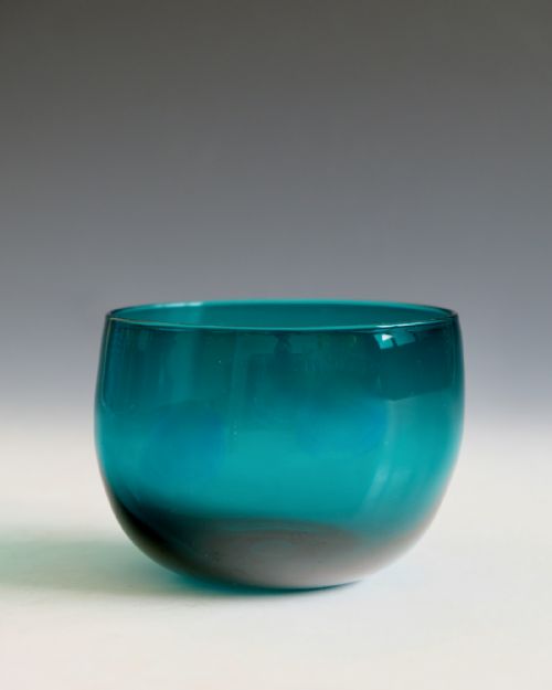 ANTIQUE GLASS THREE FINGER BOWLS GREEN BLUE AMETHYST ENGLISH C1830 - ADDITIONAL PHOTO 7