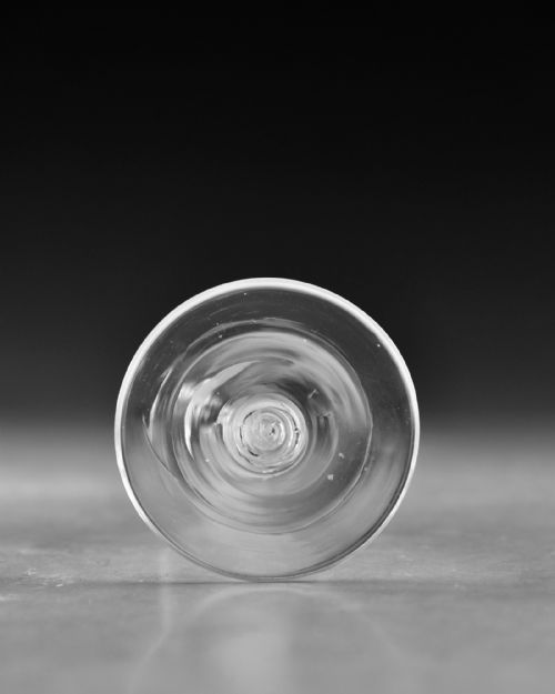 ANTIQUE GLASS ALE GLASS OPAQUE TWIST ENGLISH C1765 - ADDITIONAL PHOTO 5