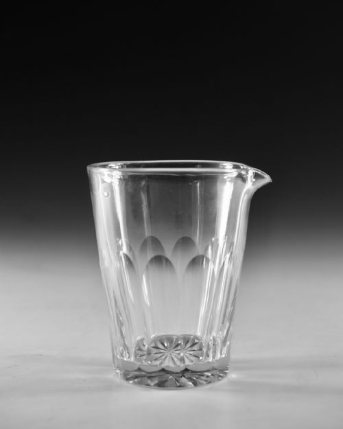 ANTIQUE GLASS PAIR OF IRISH MIXING TUMBLERS C1840 - ADDITIONAL PHOTO 5