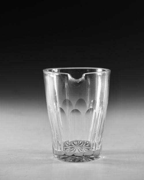 ANTIQUE GLASS PAIR OF IRISH MIXING TUMBLERS C1840 - ADDITIONAL PHOTO 7