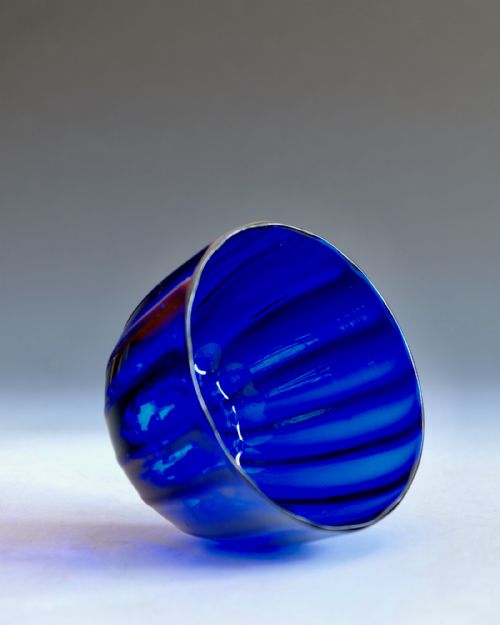 ANTIQUE GLASS FINGER BOWL ENGLISH C1830 - ADDITIONAL PHOTO 3