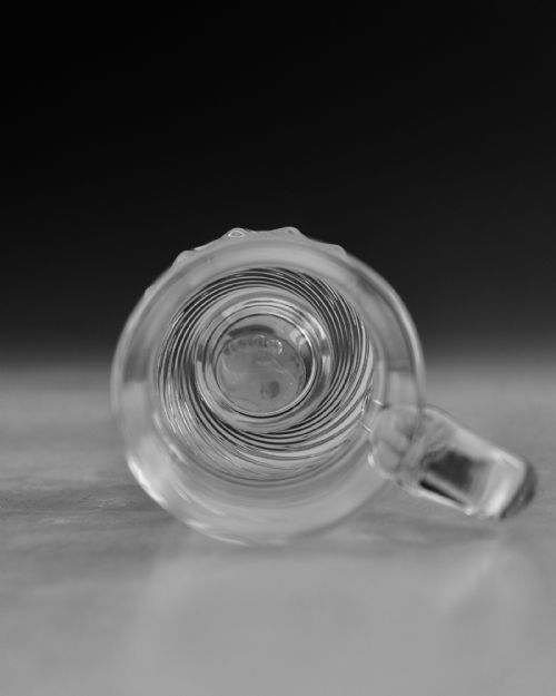 ANTIQUE GLASS COIN TANKARD 1843 - ADDITIONAL PHOTO 7