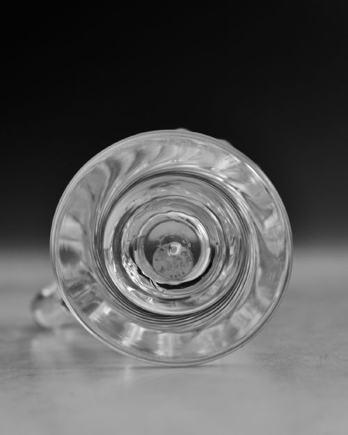 ANTIQUE GLASS COIN TANKARD 1843 - ADDITIONAL PHOTO 8