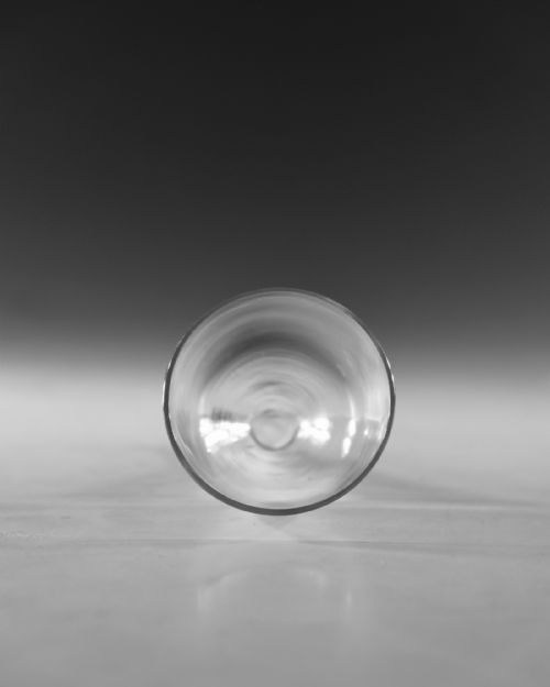 ANTIQUE GLASS WINE FUNNEL ENGLISH C1760 - ADDITIONAL PHOTO 7