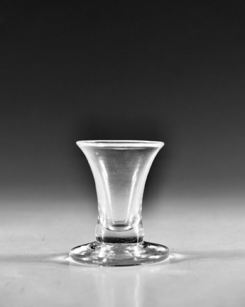 ANTIQUE GLASS FIRING GLASS ENGLISH C1780 - ADDITIONAL PHOTO 1