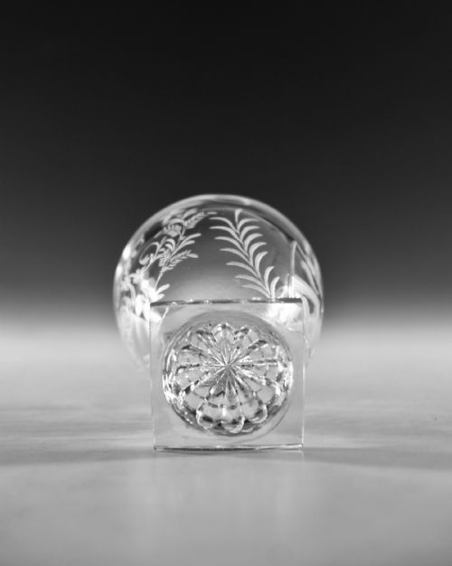 ANTIQUE GLASS RUMMER ARMORIAL ENGLISH C1800 - ADDITIONAL PHOTO 7