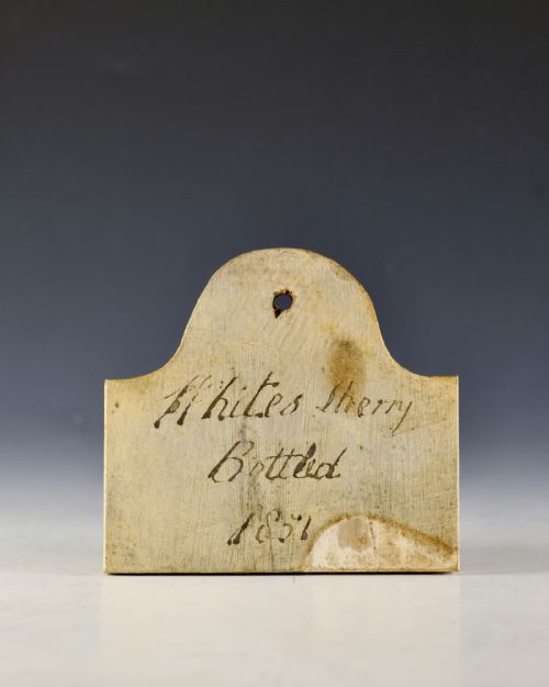 BIN LABEL WHITES SHERRY 1851 MID 19TH CENTURY - ADDITIONAL PHOTO 3