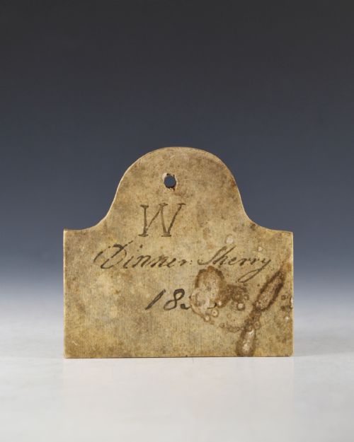 BIN LABEL W DINNER SHERRY MID 19TH CENTURY - ADDITIONAL PHOTO 2