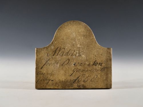 bin label wooden madeira mid 19th century - CATEGORY: ANTIQUE MISCELLANEOUS - DATED VICTORIAN