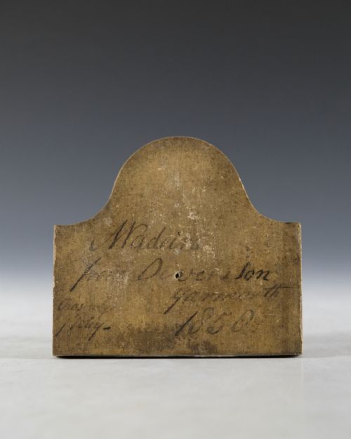 BIN LABEL WOODEN MADEIRA MID 19TH CENTURY - ADDITIONAL PHOTO 1