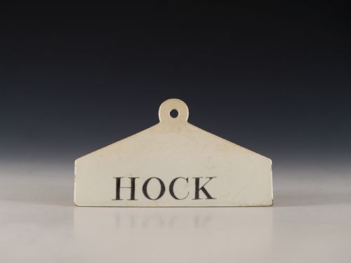 bin label hock english early 19th century - CATEGORY: ANTIQUE MISCELLANEOUS - DATED 19TH CENTURY