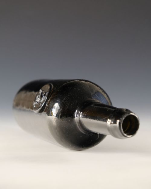 ANTIQUE GLASS SEALED WINE BOTTLE ENGLISH C1820 - ADDITIONAL PHOTO 4