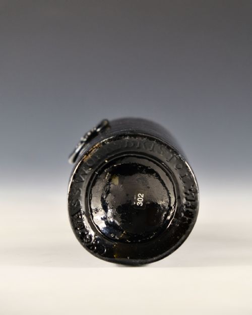 ANTIQUE GLASS SEALED WINE BOTTLE ENGLISH C1820 - ADDITIONAL PHOTO 5