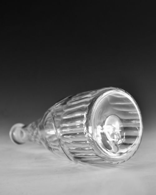 ANTIQUE GLASS DECANTER ENGLISH C1780 - ADDITIONAL PHOTO 4