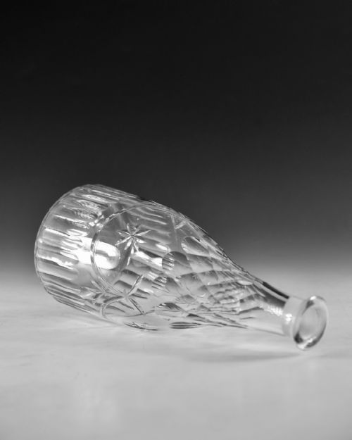 ANTIQUE GLASS DECANTER ENGLISH C1780 - ADDITIONAL PHOTO 5