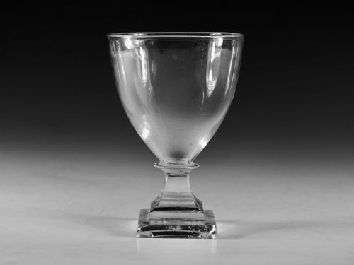 antique glass rummer english c1790 - CATEGORY: ANTIQUE GLASS - DATED 18TH CENTURY