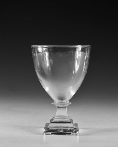ANTIQUE GLASS RUMMER ENGLISH C1790 - ADDITIONAL PHOTO 1