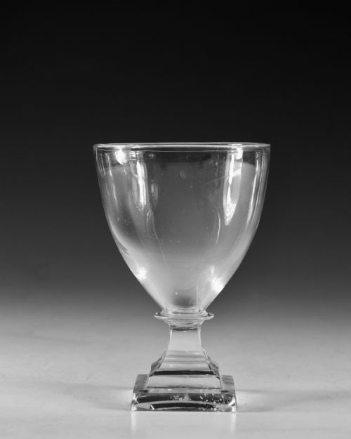 ANTIQUE GLASS RUMMER ENGLISH C1790 - ADDITIONAL PHOTO 2
