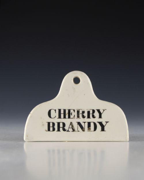 BIN LABEL CHERRY BRANDY ENGLISH MID 19TH CENTURY - ADDITIONAL PHOTO 1