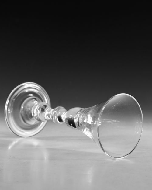 ANTIQUE GLASS BALUSTER WINE GLASS ENGLISH C172530 - ADDITIONAL PHOTO 8