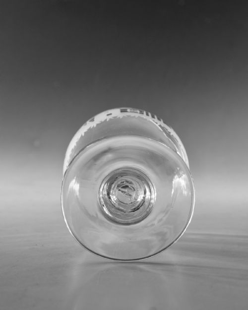 ANTIQUE GLASS RUMMER HUNTING ENGLISH C1810 - ADDITIONAL PHOTO 9