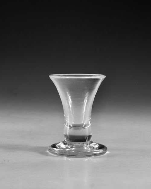 ANTIQUE GLASS FIRING GLASS ENGLISH C1760 - ADDITIONAL PHOTO 1