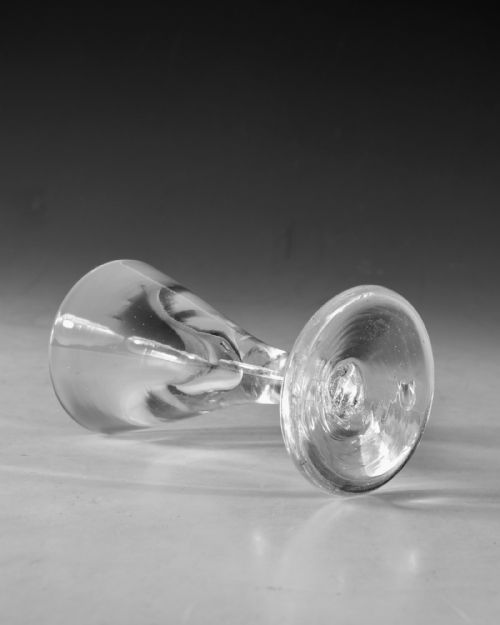 ANTIQUE GLASS DECEPTIVE DRAM GLASS ENGLISH C1790 - ADDITIONAL PHOTO 2