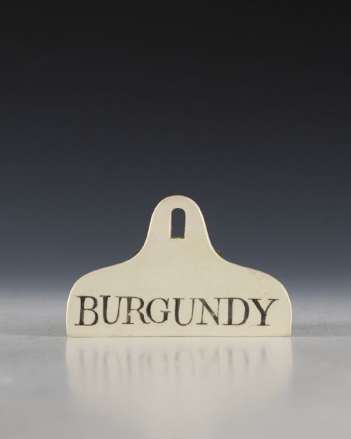 BIN LABEL BURGUNDY ENGLISH MID 19TH CENTURY - ADDITIONAL PHOTO 2