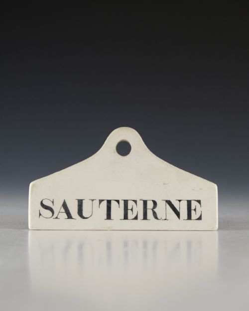 BIN LABEL SAUTERNE ENGLISH MID 19TH CENTURY - ADDITIONAL PHOTO 2