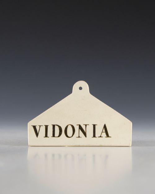 BIN LABEL VIDONIA ENGLISH EARLY 19TH CENTURY - ADDITIONAL PHOTO 1