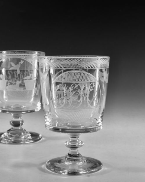 PAIR OF MARRIAGE RUMMERS ENGLISH C1810 - ADDITIONAL PHOTO 6