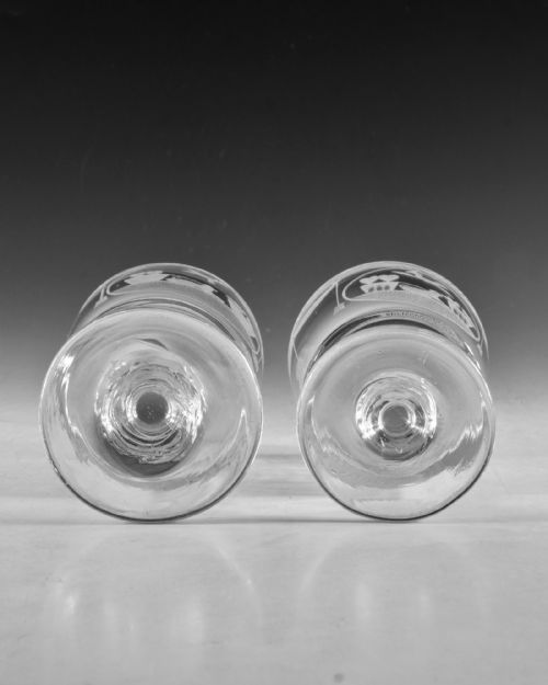 PAIR OF MARRIAGE RUMMERS ENGLISH C1810 - ADDITIONAL PHOTO 9