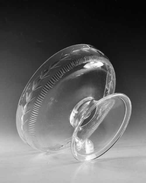 ANTIQUE GLASS GLASS BOWL ENGLISH C1790 1800 - ADDITIONAL PHOTO 2