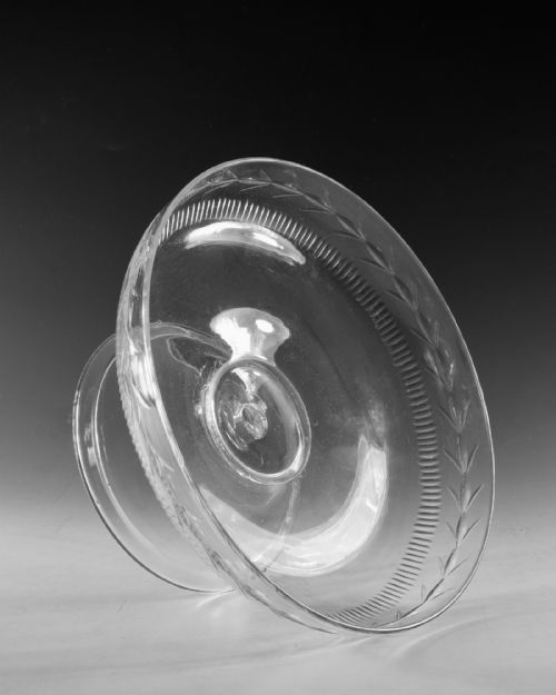 ANTIQUE GLASS GLASS BOWL ENGLISH C1790 1800 - ADDITIONAL PHOTO 3