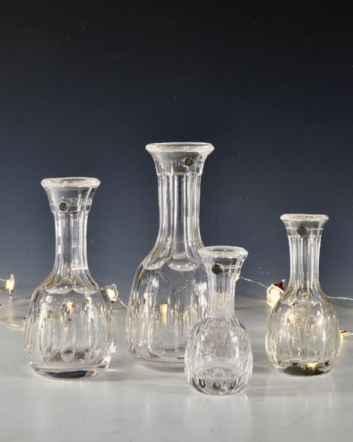 ANTIQUE GLASS SET OF FOUR SPIRIT MEASURE ENGLISH 1869 - ADDITIONAL PHOTO 1