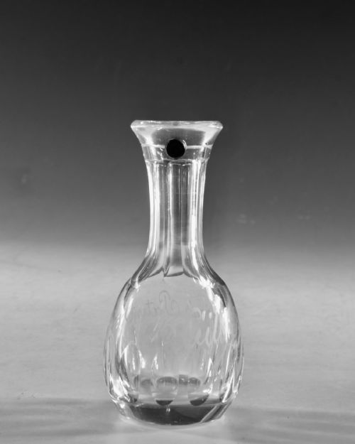 ANTIQUE GLASS SET OF FOUR SPIRIT MEASURE ENGLISH 1869 - ADDITIONAL PHOTO 6