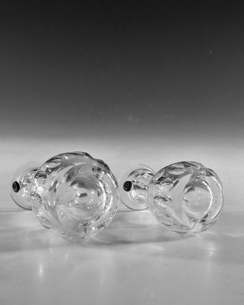 ANTIQUE GLASS SET OF FOUR SPIRIT MEASURE ENGLISH 1869 - ADDITIONAL PHOTO 8