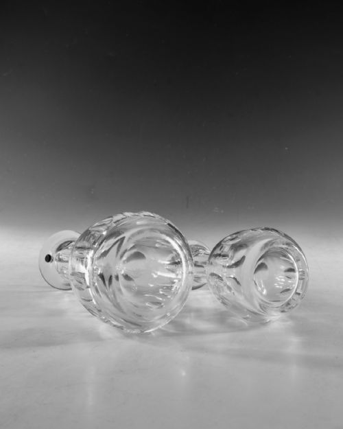 ANTIQUE GLASS SET OF FOUR SPIRIT MEASURE ENGLISH 1869 - ADDITIONAL PHOTO 9