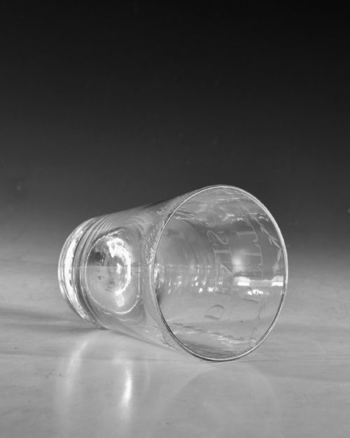 ANTIQUE GLASS PAIR OF TUMBLERS C1790 - ADDITIONAL PHOTO 8