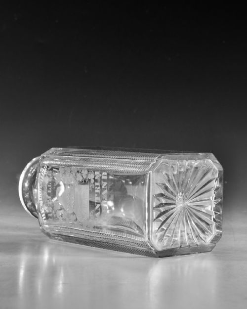 ANTIQUE GLASS BUSHMILLS WHISKEY DECANTER C1890 - ADDITIONAL PHOTO 4