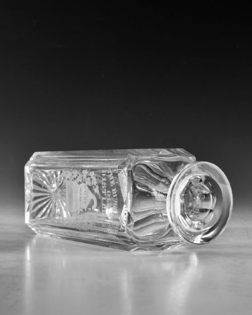 ANTIQUE GLASS BUSHMILLS WHISKEY DECANTER C1890 - ADDITIONAL PHOTO 6
