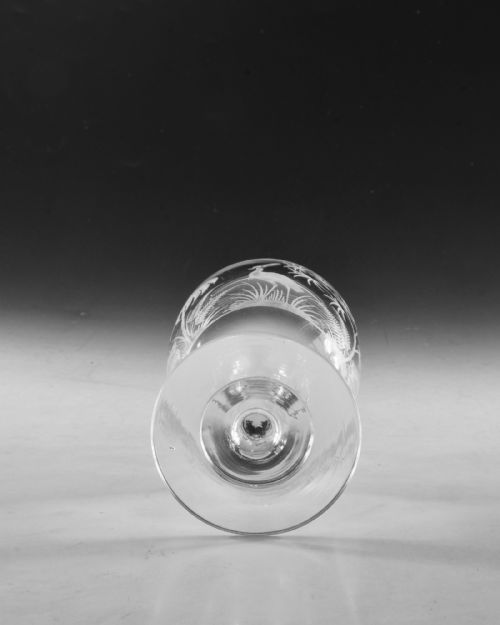 ANTIQUE GLASS ENGRAVED GOBLET JOSEPH KELLER C1880 - ADDITIONAL PHOTO 11