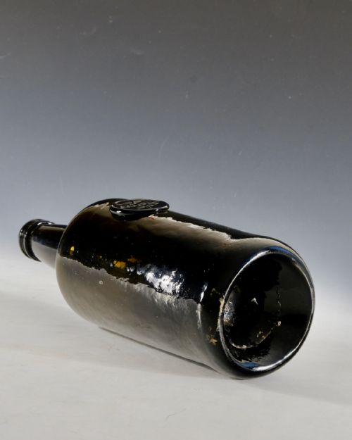 ANTIQUE GLASS SEALED WINE BOTTLE A KELLY C1790 1800 - ADDITIONAL PHOTO 4
