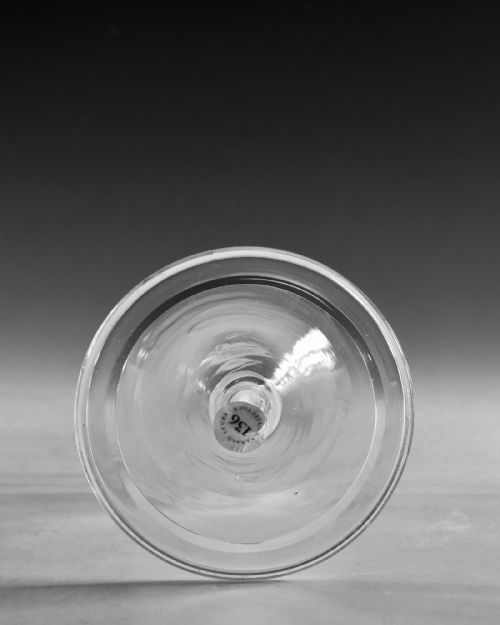 ANTIQUE GLASS RARE LYNN GOBLET C1765 - ADDITIONAL PHOTO 8